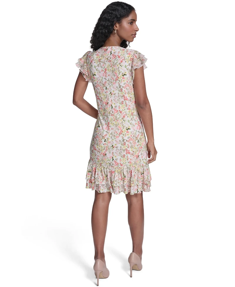 Tommy Hilfiger Petite Crewneck Shift Dress