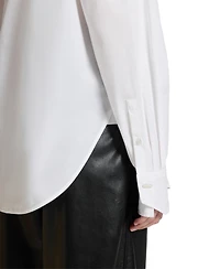 Boss by Hugo Women's Cotton Oversized-Fit Blouse