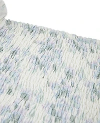 abercrombie kids Girls' Emerson Organza Puff-Sleeve Square Neck Top