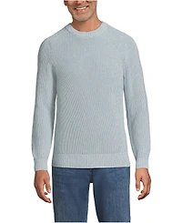 Lands' End Men's Long Sleeve Drifter Marl Crewneck Sweater