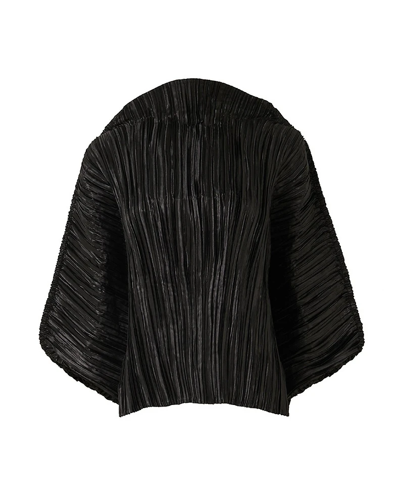 Leem Women's Plisse Batwing Top