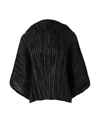 Leem Women's Plisse Batwing Top