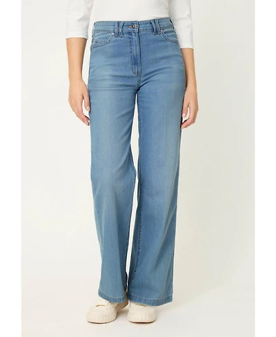 Olsen Women's Anna Fit Wide Leg Jean