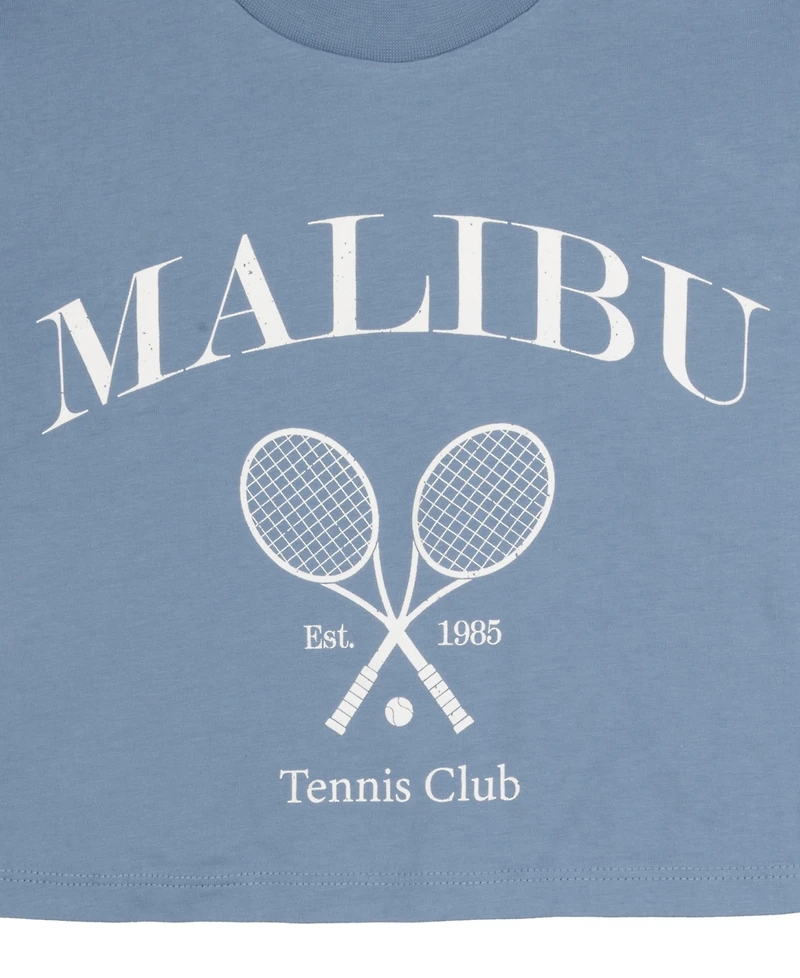 Rare Editions Girls' 4T-6X Graphic T-Shirt and Pleated Skort, 2-Piece Set