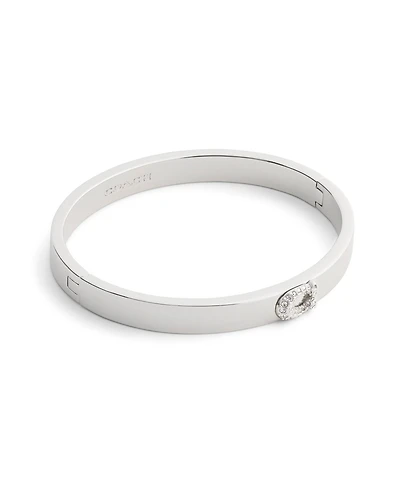 Coach Faux Stone Pave Signature C Bangle Bracelet