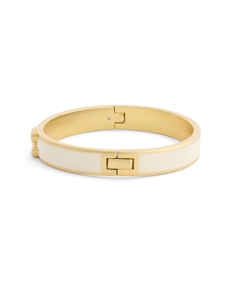 Coach Chalk Signature C Enamel Bangle Bracelet