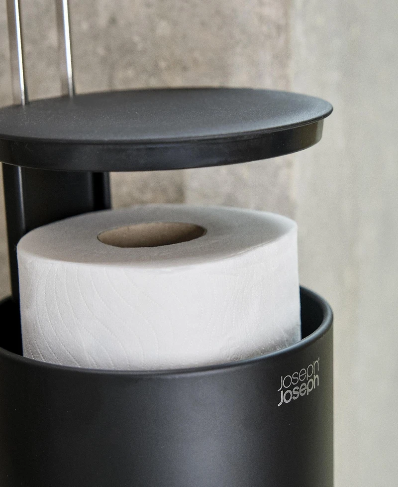 Joseph Easy Store Toilet Paper Roll Holder with Concealed Storage