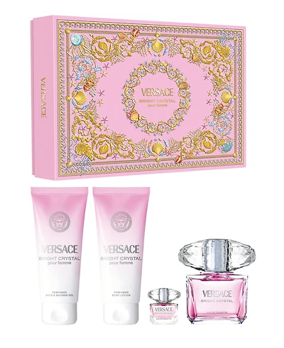 Versace 4-Pc. Bright Crystal Eau De Toilette Gift Set