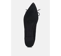 Ellerby embellished bow detail ballet flats