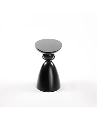 Boyel Living Modern Minimalist Fiberglass End Table for Room and Bedroom Decor