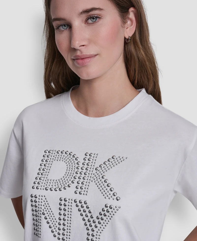 Dkny Jeans Logo Relaxed Crewneck T-Shirt