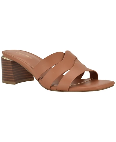 Calvin Klein Women's Vivianna Woven Slip-On Dress Sandals