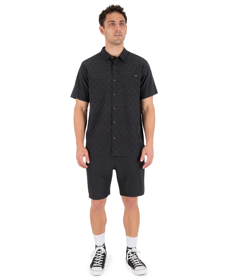 Hurley Men's Relaxed-Fit Point Collared Shirt