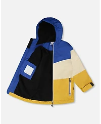 Deux par Toddler Boys Mid-Season Jacket Dark Royal Blue
