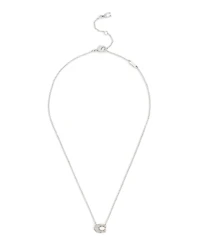Coach Faux Stone Pave Signature C Necklace