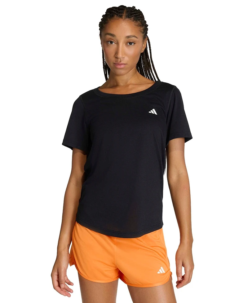 adidas Women's Workout Essentials Seamless Scoop Neck T-Shirt