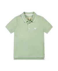 Hope & Henry Toddler Boys Organic Short Sleeve Knit Pique Polo Shirt