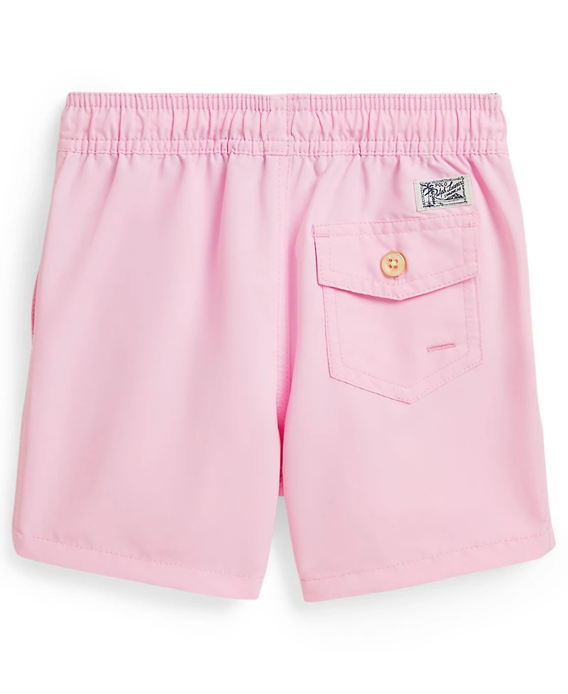 Polo Ralph Lauren Boys' 2-7 Traveler Embroidered Swim Trunks