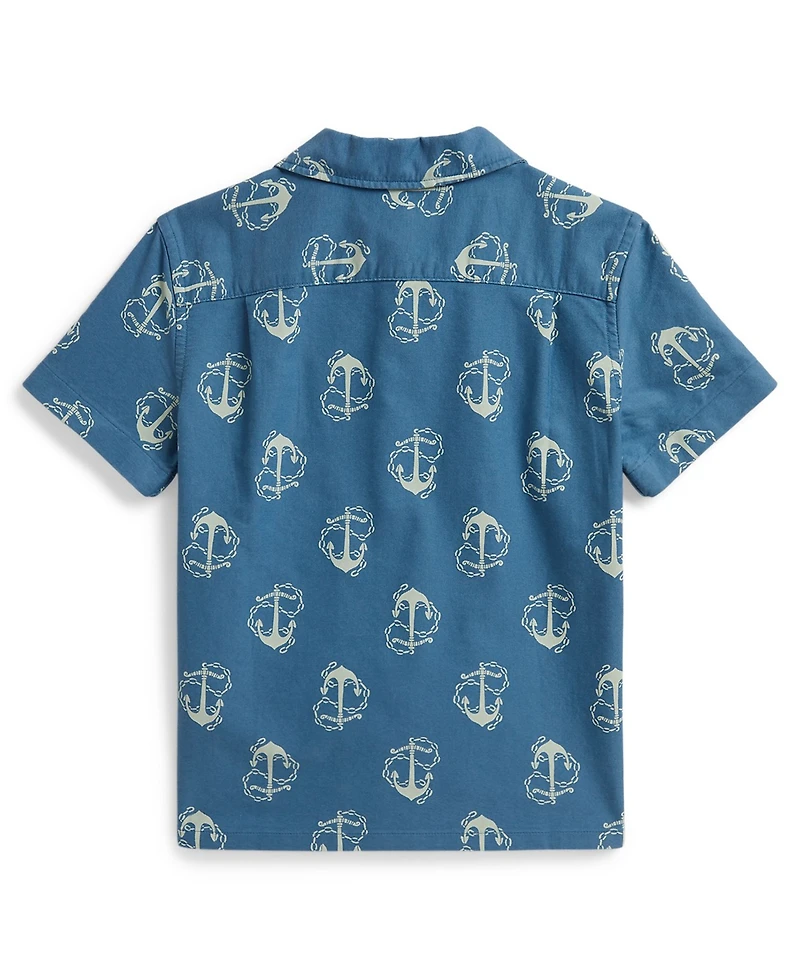 Polo Ralph Lauren Boys' 2-7 Anchor-Print Shirt