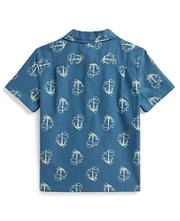 Polo Ralph Lauren Boys' 2-7 Anchor-Print Shirt