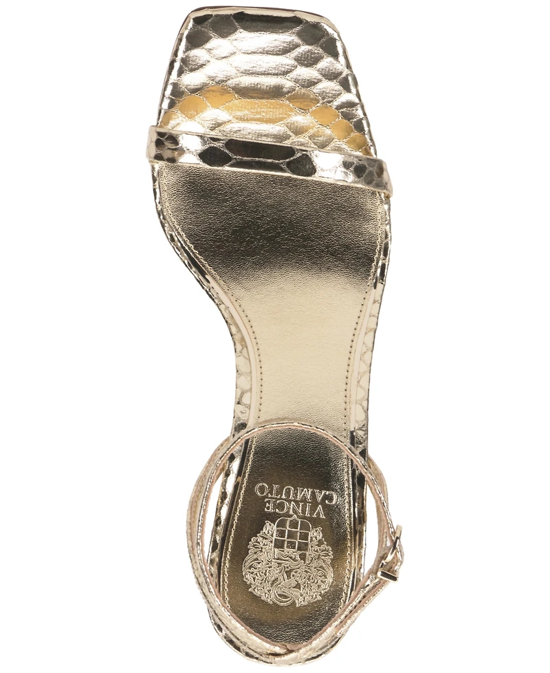 Vince Camuto Women's Ambee Square Toe Wedge Sandals