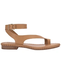 Vince Camuto Women's Libahs Braided Toe-Loop Round Toe Flat Sandals