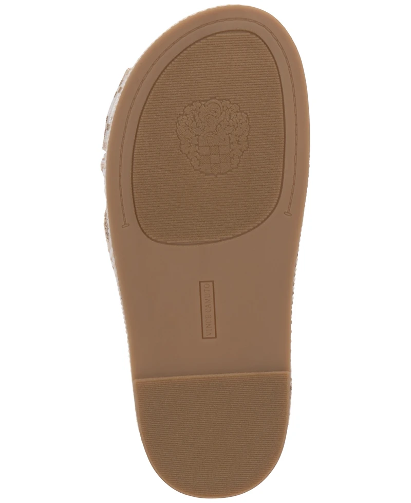 Vince Camuto Women's Gryffyn Knotted Footbed Round Toe Sandals