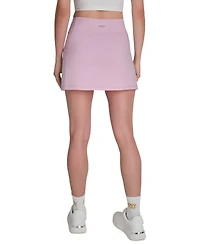 Dkny Sport Women's Balance Compression Super High Waist Pull-On Skort