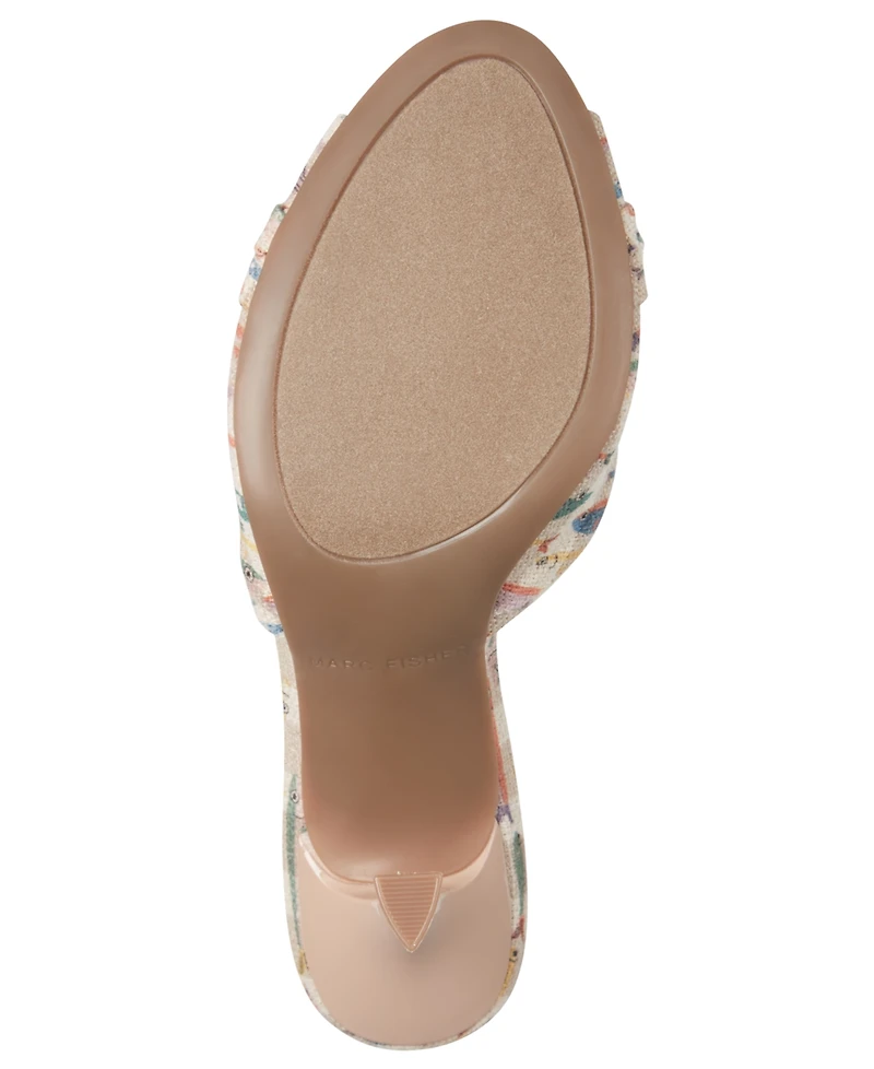 Marc Fisher Women's Voni Embellished Slip-On Dress Sandals