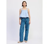 En Saison Women's Lucy Square Neck Top