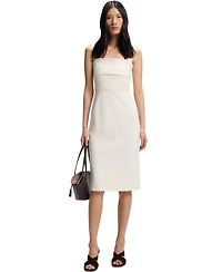Boss by Hugo Women's Slim-Fit Jersey Layered Detail Dress