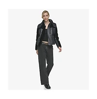 Women's Vega Mixed Media Short Down Coat