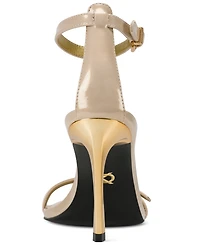 Donna Karan New York Women's Pryce Buckle Ankle-Strap Dress Sandals