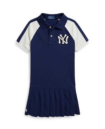 Polo Ralph Lauren Girls' 2-6X Yankees Collar Dress