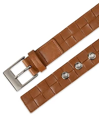 Calvin Klein Women's Modern Box Woven Casual Belt