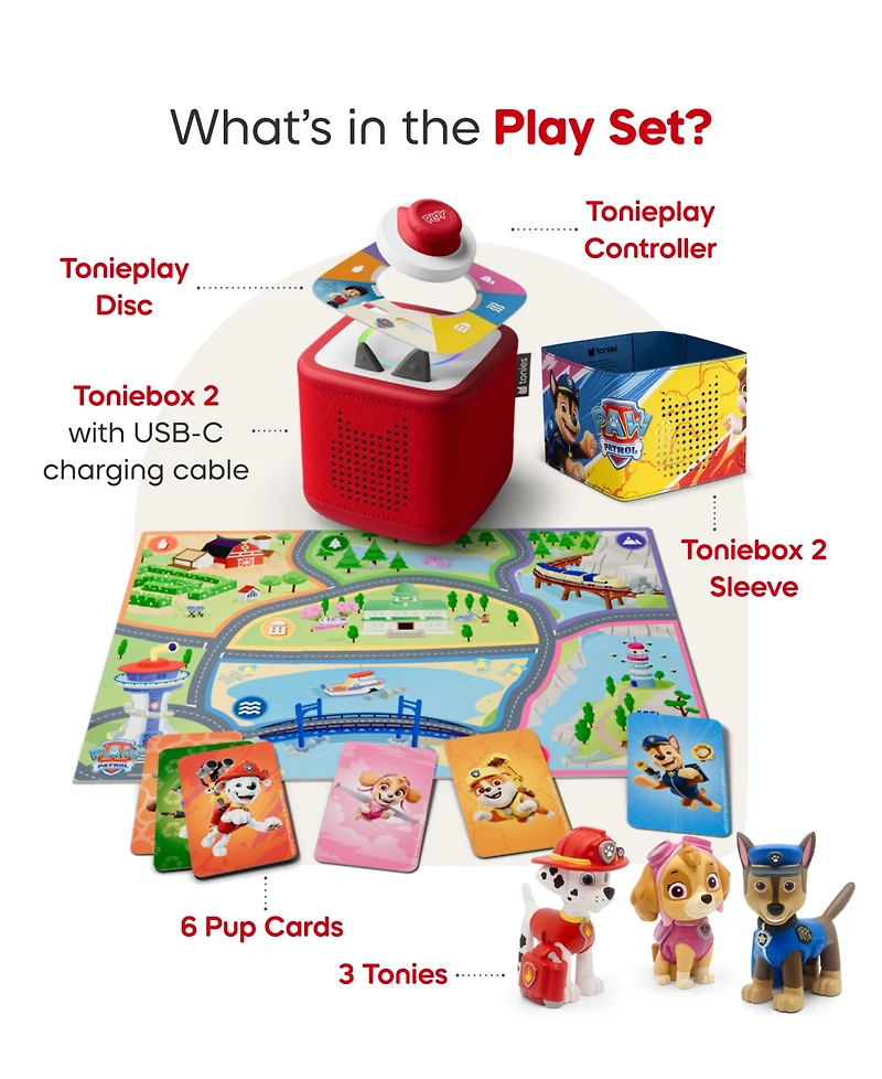 Tonies Toniebox 2 Paw Patrol Bundle Set
