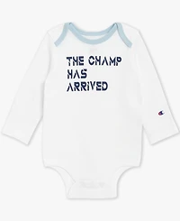 Champion Baby Boys' Long-Sleeve Bodysuit Pants & Hat, 3-Piece Set