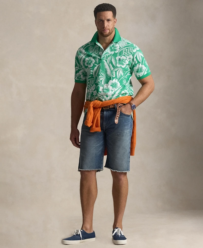 Polo Ralph Lauren Men's Big & Tall Short-Sleeve Tropical Print Shirt