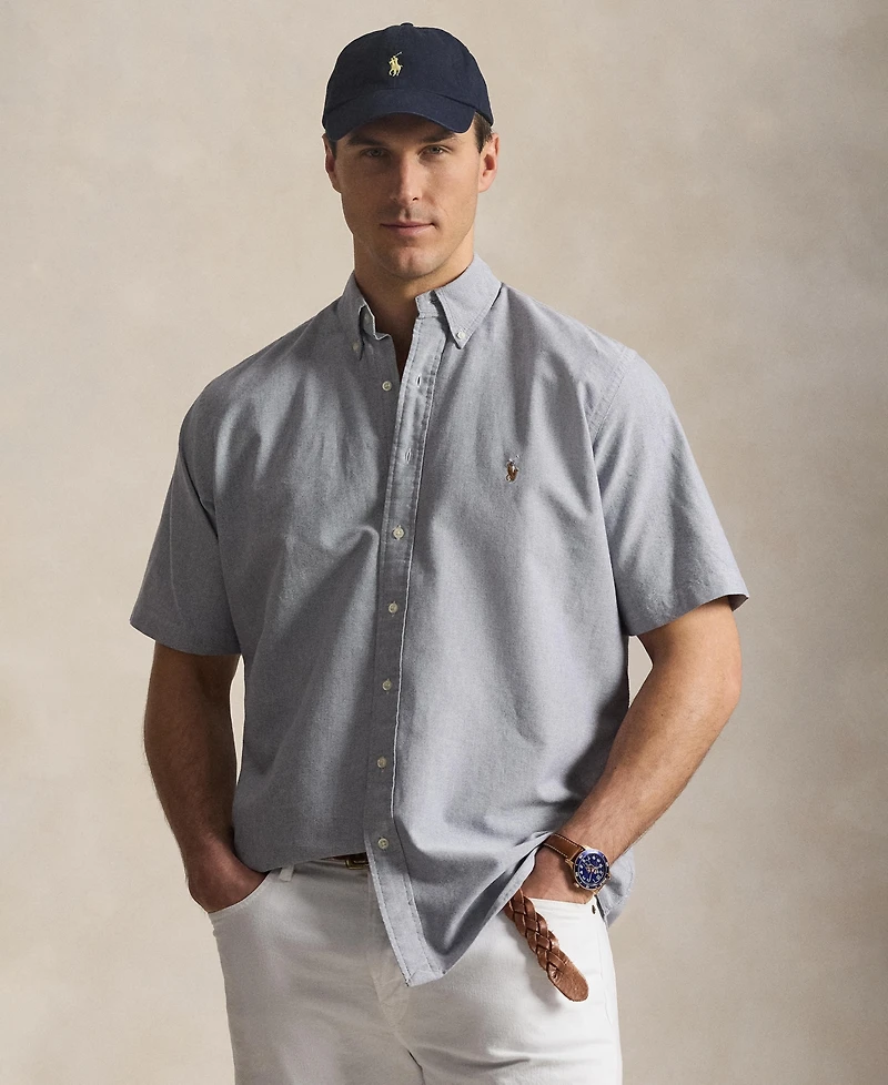 Polo Ralph Lauren Men's Big & Tall Plaid Oxford Shirt