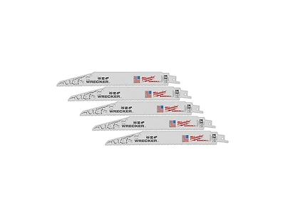 Milwaukee 48-00-5706 The Wrecker Multi-Material Sawzall Blade 9" 7/11TPI (5 Pack)
