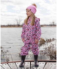 Deux par Toddler Girls Rain One-Piece Polyurethane Heart Print - Toddler|Child