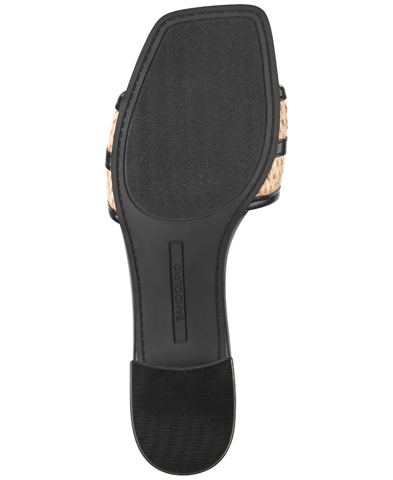 Bandolino Women's Catona Square Toe Slip-On Dress Sandals