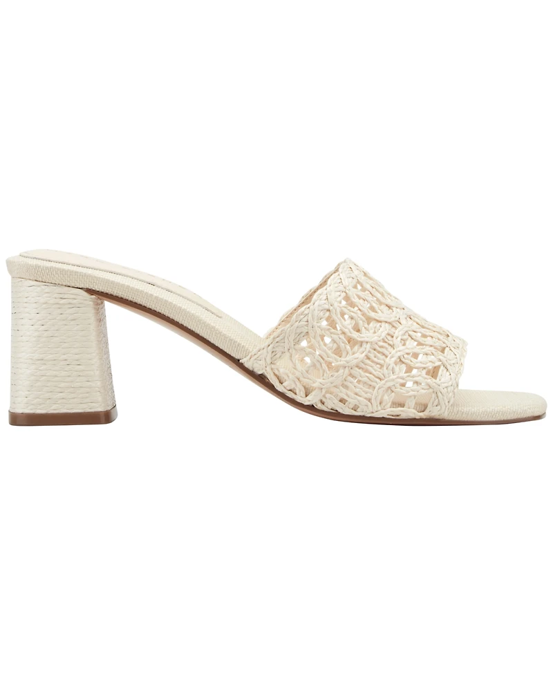 Marc Fisher Ltd Women's Follie Woven Slip-On Dress Sandals