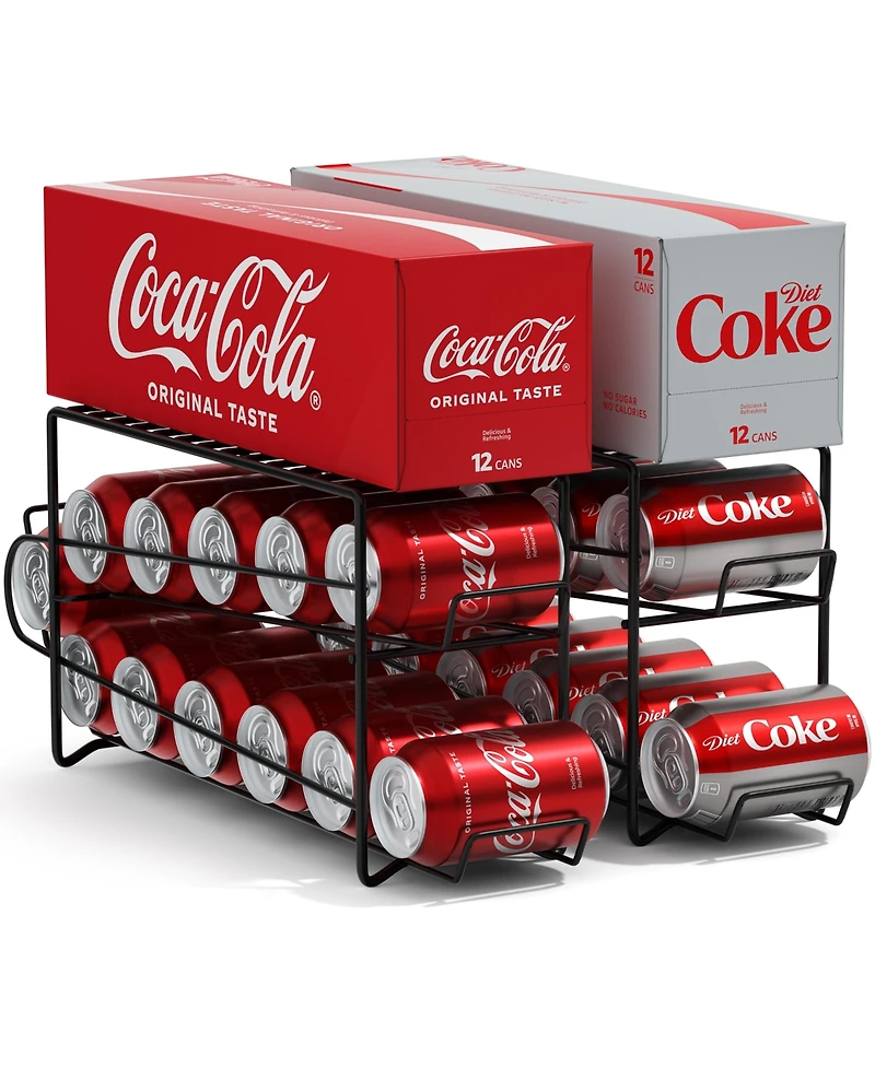 Sorbus Soda Can Beverage Dispenser Rack - Holds 12 Standard 12oz Cans