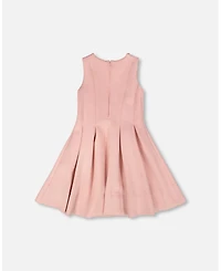 Deux par Big Girls Sleeveless Neoprene Dress Pale Pink