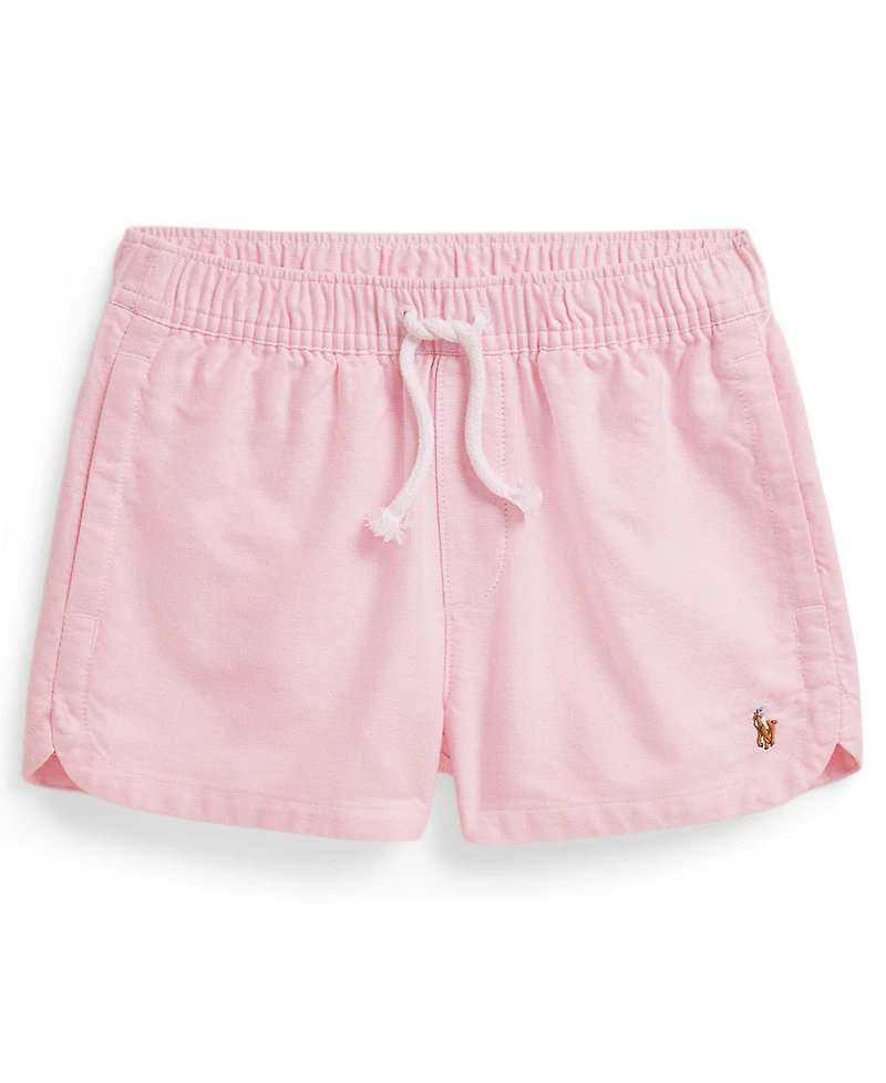 Polo Ralph Lauren Girls' 2T-6X Oxford Pull-On Shorts