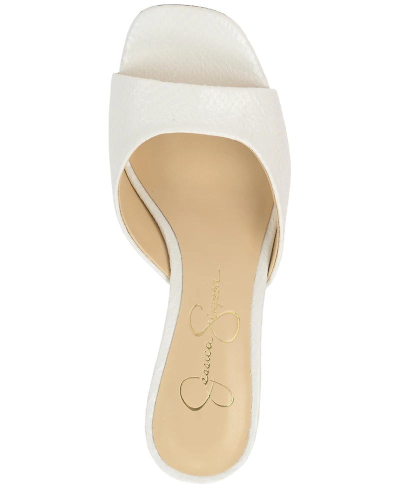Jessica Simpson Women's Cennet Stiletto Slip-On Mule Sandals