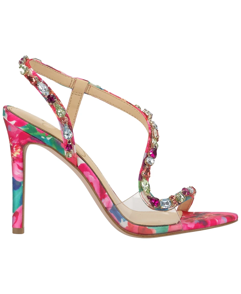 Jessica Simpson Women's Jaycin Barely-There Rhinestone Evening Sandals