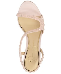 Jessica Simpson Women's Jaycin Barely-There Round Toe Embellished Sandals