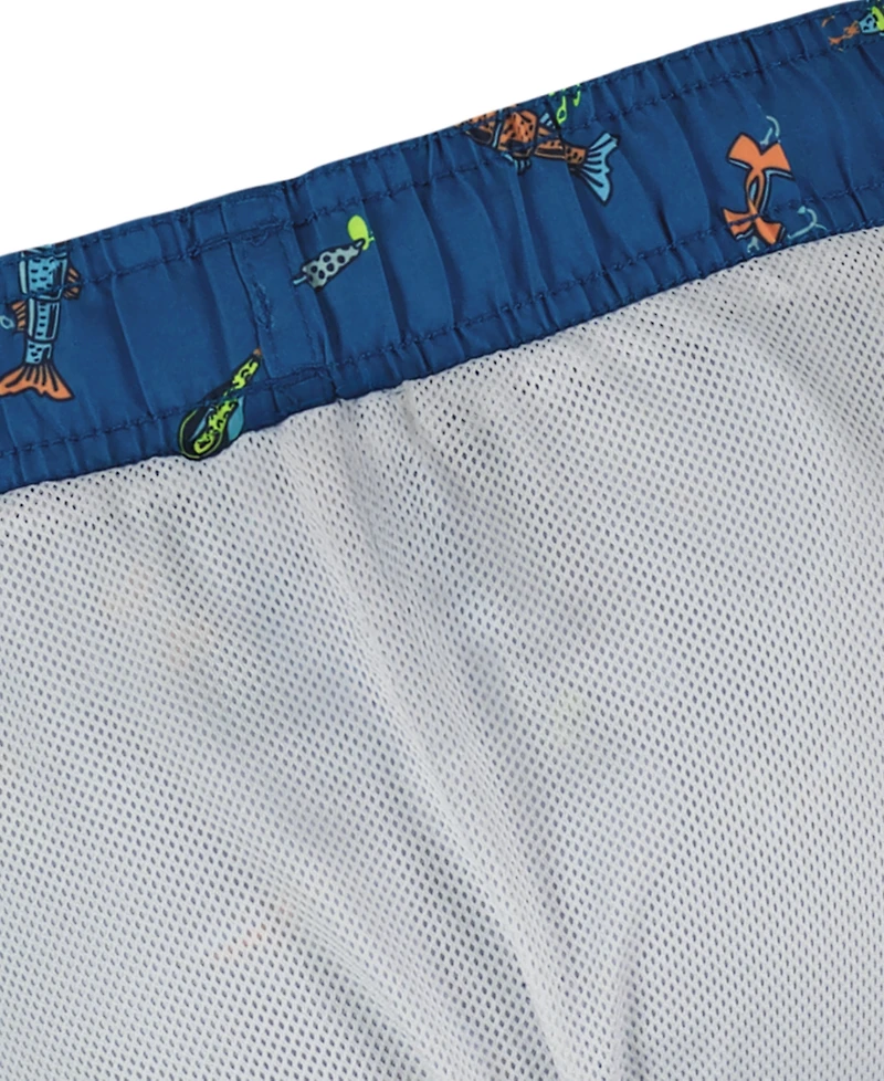 Under Armour Boys' 8-20 Patterned Printed Swim Trunks